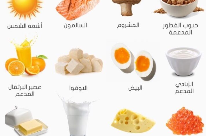 علاج نقص فيتامين د